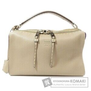 Fendi Ray Selleria Leather Handbag